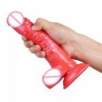 Realistic Dildo Female Masturbator Stimulate Sex Orgasm Adult Sex Toy Big Dick Artificial Penis With Suction Cup Toys For Adults