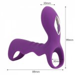 Ikoky, IKOKY 10 Speed G Spot Stimulation Silicone Vibrator  Sex Toys for Men Delay Ejaculation Penis Rings