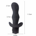 OLO abdo Prostate Stimulator Vibrator Gay Sex Toys Male Prostata Massager Dildo Anal Plugs Silicone Wireless Vibrator