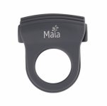 Maia, Pierścień  wibrujący na penisa - Maia Toys Rechargeable Vibrating Ring Grey 