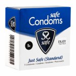 Prezerwatywy klasyczne - Safe Just Safe Condoms 5szt