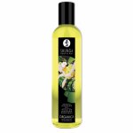 Shunga, Organiczny olejek do masażu - Shunga Massage Oil Organic Green Tea Zielona Herbata