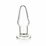 Glas, Szklany korek analny - Glas Glass Butt Plug 8,9 cm 