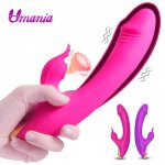 Rabbit Dildo Vibrators Vaginal Sucking Vibrators G Spot Massager Clit Anal Plug Stimulator Masturbator Sex Toy for Women