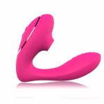 Clitoral Sucking Vibrator with Remote Control 2 in 1 G Spot Dildo 10 Suction Setting Rechargeable Waterproof Sex Toys for Women