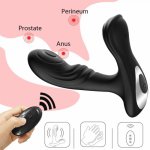 Remote Control Prostate Massager Male Masturbator Vibrator For Men Anal Butt Plug Vagina Dildo Toys For Adults Sex Toy for Men