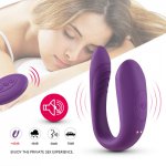 Vaginal Sucking Vibrator U Shape 10 Speeds Vibrating Oral Sex Suction Clitoris Stimulator Female Masturbation Sex Toys Women