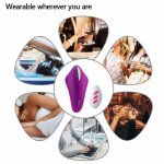 Wireless Vibrator for Couple Dildo G-Spot Stimulate U Type Female Masturbate Stimulator Double Vibrator Sex Toy for Woman