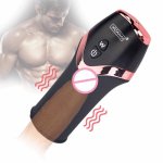 12modes Automatic Sucking Male Masturbation Cup Silicone Vagina  Glans Delay Ejaculation Vibrator Sex Toys For Men Penis Trainer
