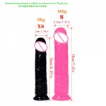 Mini Dildo Realistic Blood Vessel Imitation Penis For Beginners Women Vibrator Masturbation Wear Adult Toys Portable Jelly Dic
