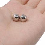1Pair Big Powerful Magnetic Orbs Nipple Clamps Big Dildo G-spot Vibrator Stimulate Clitoris Sex Toys For Woman Couples
