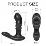 Remote Control Thrusting Anal Vibrator For Men Prostate Massager Telescopic Dildo Vibrator Vagina Massage ButtPlug Anal Vibrator
