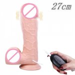 27CM Remote Vibrator Super Huge Dildo Strong Suction Cup Clitoris Stimulator Vibrating Vaginal Realistic Penis Sex Toys