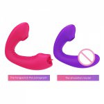 Clit Sucker Vibrator Tongue Licking Sex Toys Masturbator Blowjob Oral Nipple G-spot Vagina Clitoris Stimulator Dildo Vibrators