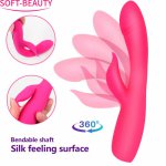 G-spot clitoris stimulation dummy penis rabbit vibrator sex toy female massager heating pornographic masturbator shop
