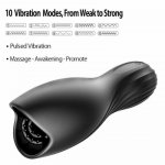 10 Frequency Masturbation Cup Aircraft Cup Male Masturbator Sex Toys for Men Artificial Vagina Anal Realistic Pussy