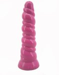 Ins, Big Silicone Anal Plug Spiral Long Butt Plug Anus Insert Stuffed Anal Dildo with Suction Cup Sex Toys Couples Bdsm Slave Gay Les