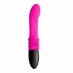 USB Rechargeable Thrusting Massager Vibrating Rod G-Spot Clitoral Vibrators Portable Sex Machine Sex Toys for Women A1-1-175