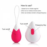 Remote Wireless 8 Mode Usb Charging Bullet Vibrator Jumping Eggs Clitoris Stimulator Silicone Vagina Ball Massager Women Sex Toy