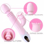 Female Vibrator Clashing Vibrator Masturbator G-spot Stimulating Adult Appealing Sex Products Telescopic G Spot Dildo Vibrator