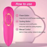 Tongue Nipple Sucking Vibrator Licking Clitoris Stimulate Sex Toys for Woman Breast Pussy Sucker Female Masturbator Adults Toys