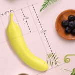 2 in 1 Banana Clitoral Sucking G-Spot Dildo Vibrator for Double Stimulation Clitoris Nipple Vaginal Anal Massager Adult Sex Toys