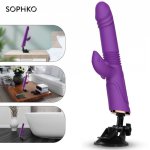 Sex Masturbation Machine Thrusting Dildo Vibrator Automatic with Suction Cup Adult Sexual Toy for Women Hand Free G Spot Massage