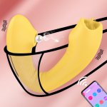 Bluetooth Vibrators Tongue Licking Dildo For Women Remote Control Vibrator Clitoris Sucking Blowjob Vagina Stimulators Sex Toys