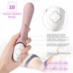 Usb Charge 10 Frequency Female Vibrator One-Click Outbreak Rabbit Clitoral Stimulation Massager Sex Toy
