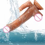 Adults Sex Toys for Women Dildo Vibrator Heating Telescopic Rotation Dildos Vibrators Tongue Licking Clitoris G Spot Stimulator