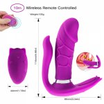 Intelligent Heating Dildo Panties Vibrator Wireless Remote Control G spot Clitoris Stimulator Sex Toys for Women Sex Shop