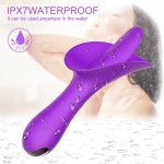 Tongue Oral Licking Vibrators Sex Toys for Women Clitoris Stimulator Dildo Egg Vibrator USB Power 12 Speeds Adult Product