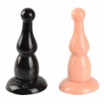 PVC Large Dildo Anal Plug Pull Bead Suction Cup Butt Plug Masturbation Device Expander G-Spot Butt Penis Plug Adults Products