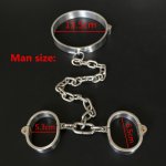 BDSM Sex Toys Bondge Collar Handcuffs 304 Stainless Steel Bondage Femdom Slave Adult Games Steel Quality Handcuffs for Women Man