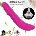 Big Tongue Heated Vibrator Licking Nipples G-Spot Stimulation Vagina Women Dildo Masturbation Device Female Adult Orgasm Product