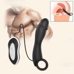 Anal Vibrator Silicone Prostate Massager Anal sex toys For Women Vibrating Anal Beads Plug 7 Mode Butt Plug Sex Toys For Men