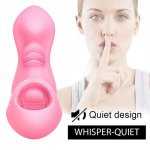 Remote Thrusting Dildo Vibrators Panties for Women Clitoris Stimulator Tongue Sex Tools Female Masturbator Pussy Licking Toy