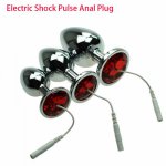 Electro Butt Plug Estim Male Anal Plug Prostate Massage Electric Stimulate Sex Toys for Women Vaginal Electric Shock