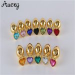 AUEXY Golden Buttplug Heart Metal Stainless Steel Butt Plugs Sextoys for Woman Men Gay Analplug Erotic Tapon Anal Jewel Produce