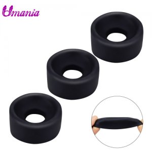 Umania Silicone Sex Toys For Men Enlarger Exerciser Penis Extender Trainer Accessories Penis Erection Penis Pump Ring Sleeve
