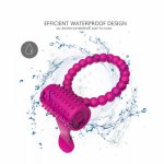 Penis Ring Cock Stretchy Intense Clit Stimulation Silicone Tongue Vibrator Sex Toys for Couple Adults Products Delay Ejaculation
