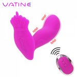 VATINE Wearable Invisible Vibrator Wireless Remote Control 10 Speed Vaginal Massage Clitoris Stimulator Sex Toy for Women