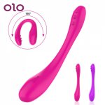 9 Speeds Bendable Remote Control Double Ended Sex Toys for Woman Dildo Vibrator Vaginal Massager G-Spot Clitoral Stimulator