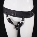 Penis pants Leather Latex For woman men Sexy Exotic underwear panties Bondage Strapon Chastity belt sex adult toys for lesbian