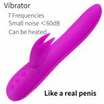 Women Sex Toys Adult Toymasturbator Heating Vibrator Silicone Material Waterproof Small Noise Working Time 1 Hour 7 Frequencies