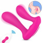 3 in1 Invisible Wear Panties Vibrator For Couples 9 Mode Powerful G Spot Vagina Anus Perineum Stimulation Sex Toy For Women Shop