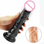 Realistic Feeling Soft TPE Penis Dick for Couple G-spot Dildo without Ball Sex Toys with Powerful Suction Cup  Sex Shop