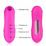 8 speed Powerful Clit Sucker Vibrator Tongue Vibrating Sex Toy Nipple Sucking Blowjob Clitoris Stimulator Etotic for Masturbator