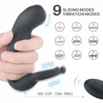 Buckle Vibrator Adults Sex Toys For Man Male Masturbator Anal Prostate Massager Men Anal Plug Anal Vibrators Delay Butt Plug