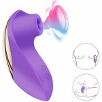 Clitoral Sucking Vibrator Clit Sucker with 10 Frequencies Waterproof Rechargeable Nipple Stimulator Oral Sex Toys for Women